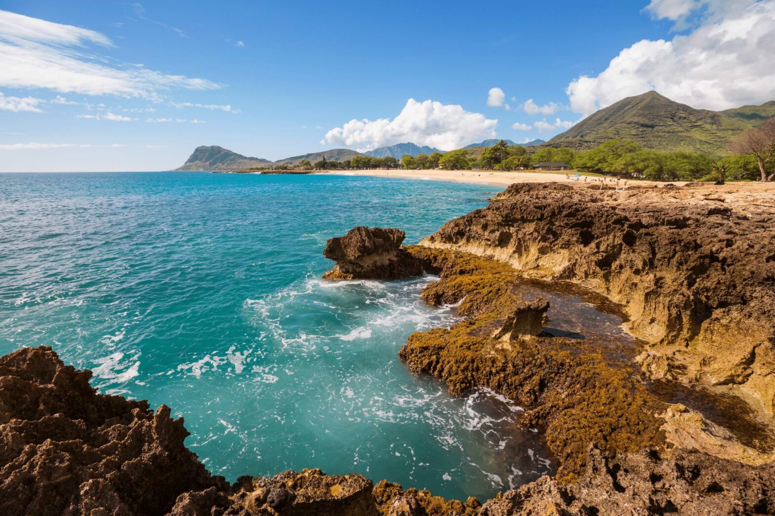 a photo of one of the best beaches in oahu